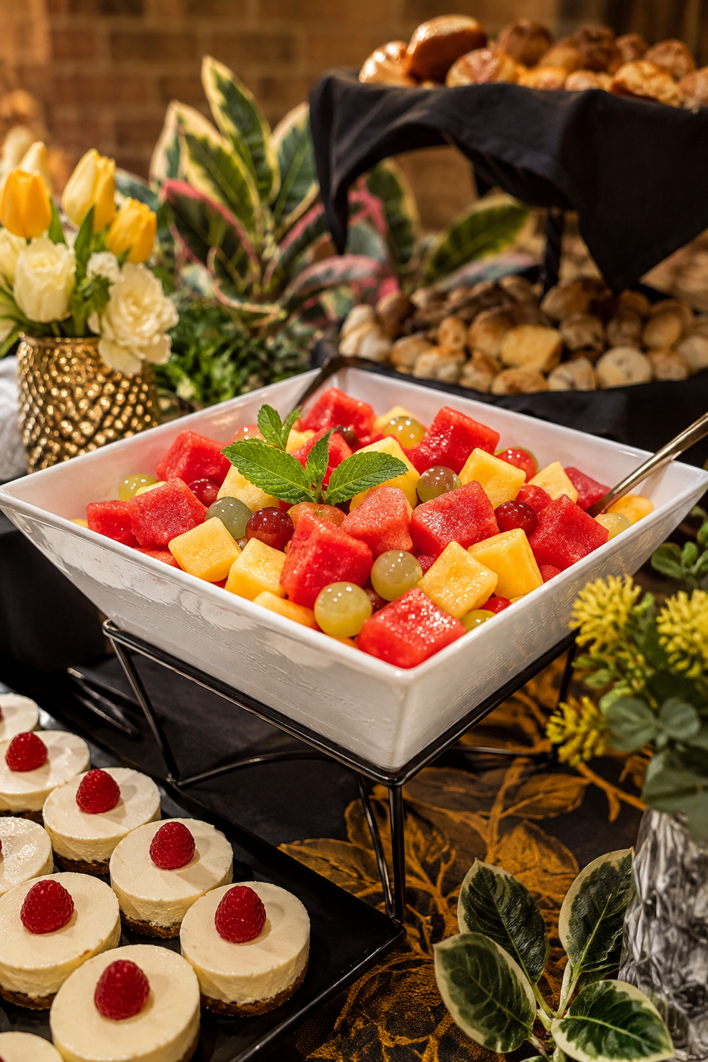Fresh seasonal fruit medley